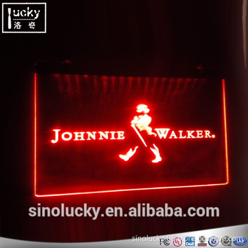 Led red lit signs